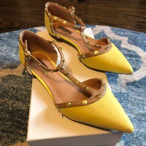 Halogen Lea Studded Flats 7 1/2 (box included)